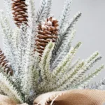 SYAF19 33cm Christmas Decorations Snow PE Mini Christmas Tree Plant - Image 5