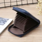 Vertical Ladies Coin Purse Woven Pattern Mini Organ Card Holder Student ID Bag - Image 5