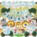 5170 Forest Animal Theme Children Birthday Decoration Balloon Set - Image 3
