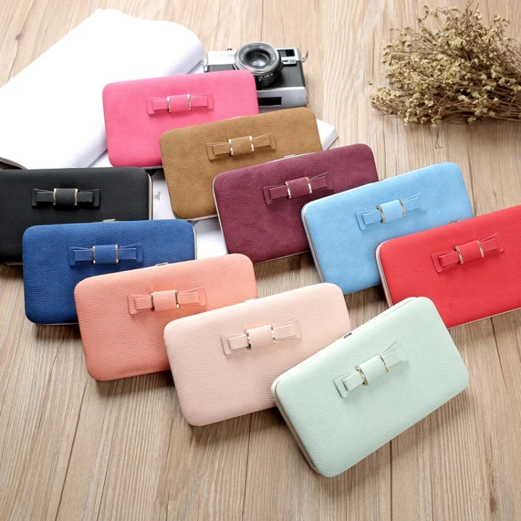 TBD0595700301_B1.webp Multi-Purpose Long Type Bow Mobile Phone Bag Lady Wallet Card Bag - Image 2