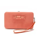 Multi-Purpose Long Type Bow Mobile Phone Bag Lady Wallet Card Bag - Image 7