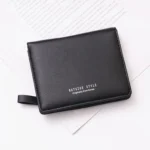 BATSIOE Short Type Ladies Wallet Small Fresh Two-Fold Student Bag Simple Multi-Card Coin Purse