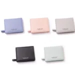 BATSIOE Short Type Ladies Wallet Small Fresh Two-Fold Student Bag Simple Multi-Card Coin Purse - Image 2