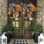 Christmas Ornament Wreath Garland Door Hanger - Image 4