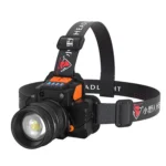 SASQUATCH T50 USB Charging Smart Sensor Head-Mounted Fishing Light Zoom Headlight Outdoor Miners Lamp,Style: - Image 2