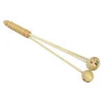 Wooden Smiling Face Knock Back Hammer Multifunctional Health Massage Hammer - Image 5