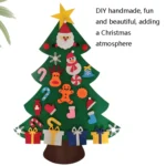 Handmade Felt Christmas Tree Decoration Children DIY Christmas Decorations, Style: - Image 6