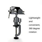 Aluminum Alloy Dual-Purpose Table Pliers 360-Degree Rotating Bench Vise Flat-Nose Universal Pliers - Image 2