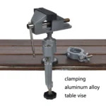 Aluminum Alloy Dual-Purpose Table Pliers 360-Degree Rotating Bench Vise Flat-Nose Universal Pliers - Image 6