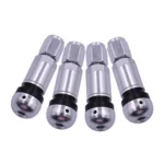 10 Sets Car Tire Air Nozzle Aluminum Alloy Vacuum Tire Hub Car Tire Valve Core Explosion-Proof Universal Type