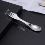 Stainless Steel Western Tableware Creative 3 In 1 Spoon Forked Tableware - Image 3