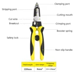 7 In 1 Multi-Function Wire Stripper Electrician Manual Tool - Image 3