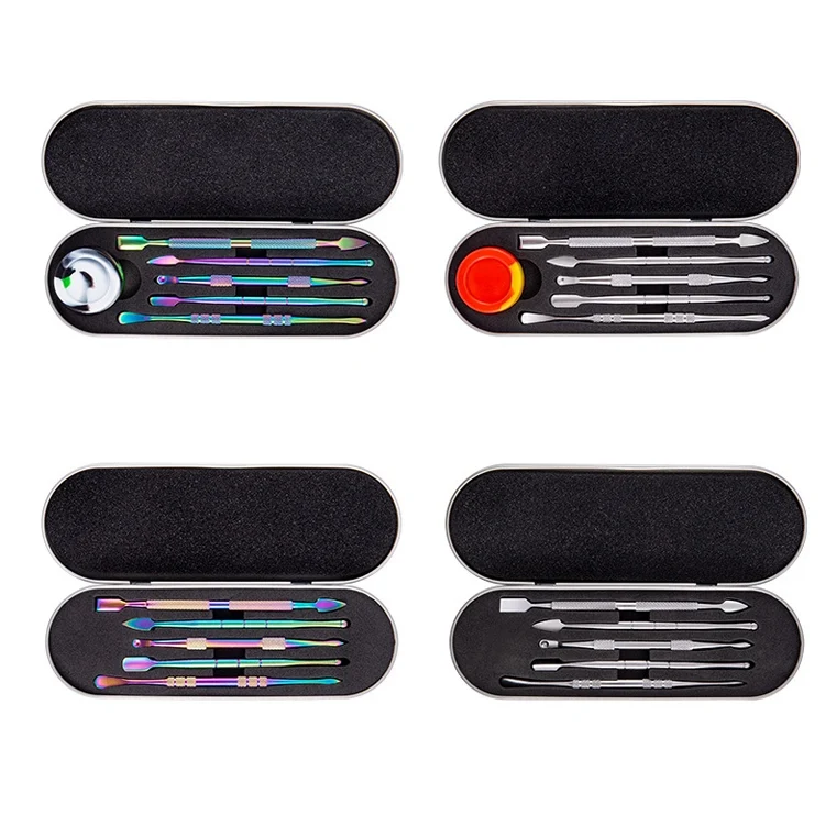 TBD0595715101_1.webp Nail Art Tool Set Smoke Cream Spoon Stainless Steel Steel Push Smoke Oil Spoon - Image 2