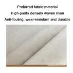 2 PCS Kitchen Linen Heart-Shaped Letters Fashion Sleeveless Apron - Image 2