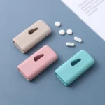 10 PCS JS010 Wheat Plastic Medicine Cutter Pill Divider - Image 2