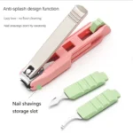 Anti-splash Nail Clippers Multifunctional Mobile Phone Holder Nail Clippers,Style: - Image 4