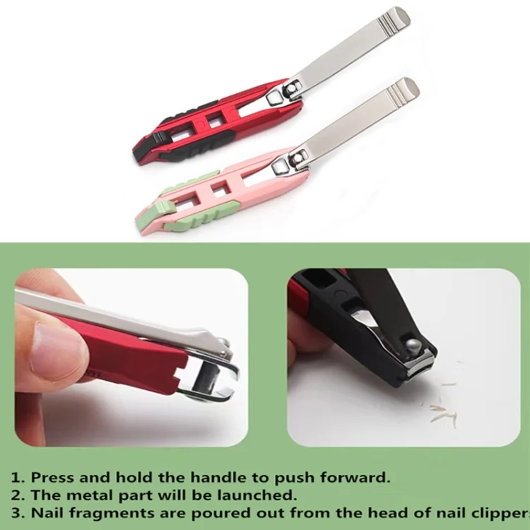 TBD0595721801_B4.webp Anti-splash Nail Clippers Multifunctional Mobile Phone Holder Nail Clippers,Style: - Image 5