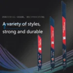 BOSWEI Hardcore Reciprocating Saw Strip Fine Teeth Saber Saw Blade Metal Plastic Wood Bimetal Curve Saw Blade - Image 3