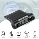T1 Vehicle-mounted Solar Wireless Tire Pressure Monitoring System General-purpose Vehicle Tire Pressure Thermometer - Image 4