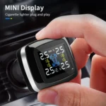 Q3 Mini Cigarette Lighter Car Wireless Tire Pressure Monitoring System TPMS Car Temperature Voltage Tire - Image 5