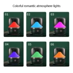 HX-930 Home Bedroom Round Mirror Essential Oil Aromatherapy Machine Ultrasonic Atomization Hydrating Spray Humidifier - Image 6