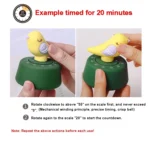 Tweet Bird Countdown Timer Student Learning Time Manager Kitchen Timer Mechanical Reminder - Image 6