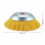 8 Inch Nylon Wire Weeding Machine Head Bowl Type Weeding Brush - Image 4