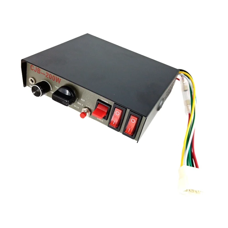 TBD05957346_2.webp 200W 12/24V Car Alert Host With Shoutlers 9 Sound Car Alarm Speaker - Image 3