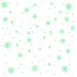 1set Christmas Luminous Fluorescent Snowflake Decoration Sticker,Style: - Image 3