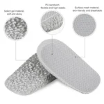 Self-Adhesive Inner Heightening Half Pad Sweat-Absorbent Breathable Shock-Absorbing Heel Casual Sports Insole - Image 3