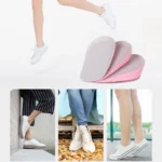 Self-Adhesive Inner Heightening Half Pad Sweat-Absorbent Breathable Shock-Absorbing Heel Casual Sports Insole - Image 7