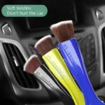 Car Air-Conditioned Air Outlet Cleaning Brush Car Interior Cleaning Tool Dust  Soft Hair Brush - Image 3