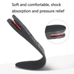 032 Adjust Inner Height Insole Free Size Cutable Insole, Colour: Black 2 Layers (about 4cm) - Image 6