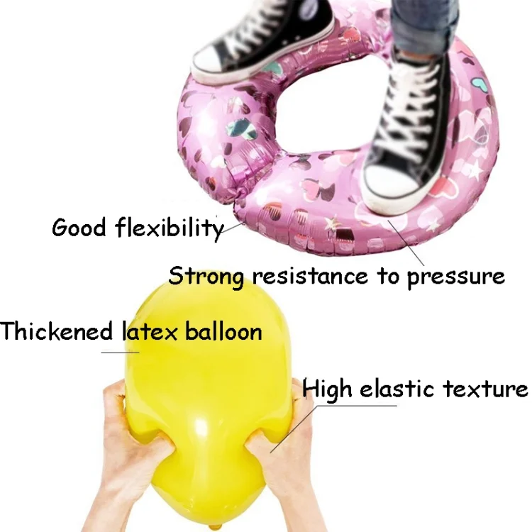 TBD0595931901_B2.webp 5 PCS Cartoon Mermaid Tail Aluminum Film Balloon Aquarium Decoration Balloon Mall Dress Up Balloon - Image 3