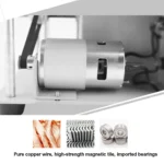 150W Miniature Precision Table Saw Mini Chainsaw Portable Woodworking Sliding Table Saw Multifunctional Cutting Machine, - Image 3