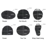 5 Pairs Invisible And Comfortable Sponge Thickened Half Pad Sweat-Absorbent And Breathable Forefoot Pad - Image 3