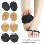 5 Pairs Invisible And Comfortable Sponge Thickened Half Pad Sweat-Absorbent And Breathable Forefoot Pad - Image 7