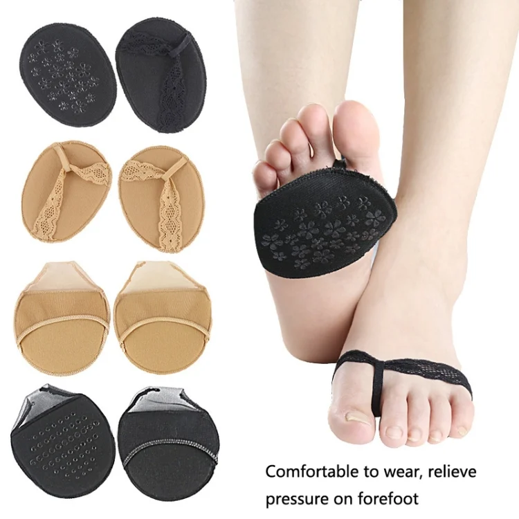 TBD0596205301_B6.webp 5 Pairs Invisible And Comfortable Sponge Thickened Half Pad Sweat-Absorbent And Breathable Forefoot Pad - Image 7