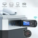 K15Pro With LCD Screen Bluetooth Adapter Audio Receiver Transmitter 3.5mm AUX Car Hands-Free - Image 6