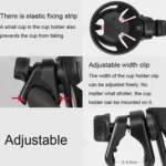 J4035 Stroller Cup Rapid Fixed Stroller Bottle Frame ABS Stroller Water Cup Rack - Image 4