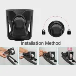 J4035 Stroller Cup Rapid Fixed Stroller Bottle Frame ABS Stroller Water Cup Rack - Image 7