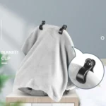 J4065 Baby Car Blanket Clip Baby Safety Basket Anti-Kick Quilt Clip, Colour: 2 PCS (Red) - Image 7