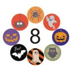 Halloween Stickers Gift Decoration Baking Cake Packaging Labels - Image 4