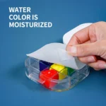 Folding Bucket Paint Box Multi-Function Palette Watercolor Humidor Portable Painting Tool - Image 3