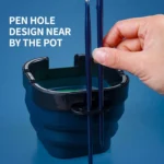 Folding Bucket Paint Box Multi-Function Palette Watercolor Humidor Portable Painting Tool - Image 5
