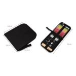 36-Hole Canvas Folding Pen Curtain Sketch Pencil Color Lead Storage Bag - Image 2