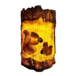 Solar Squirrel Tree Stump Christmas Decoration Light Garden Holiday Atmosphere Outdoor Landscape Light