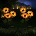 Solar Sunflower Decoration Light LED Garden Lawn Landscape Light - Image 5