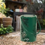 L3337 Solar Lawn Light Outdoor Waterproof Garden Decoration Hollow Leaf Iron Lantern - Image 2