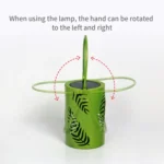 L3337 Solar Lawn Light Outdoor Waterproof Garden Decoration Hollow Leaf Iron Lantern - Image 4